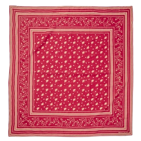 Skall Studio Classic 90x90 Tørklæde, Fiery Red/Light Cream 